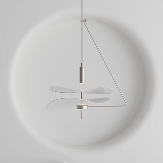 Modern chandelier 3d model