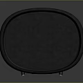 Black Cylindrical Computer Power Adapter With Plug Design For Laptop Charging