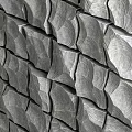 Natural Textured Wall Surface With Square Ceramic Tiles And Pattern Design