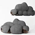 Nordic Multiplayer Sofa Single Person Sofa Chair Leisure Sofa Lazy Sofa Bean Bag Sofa Backrest Sofa 3d model