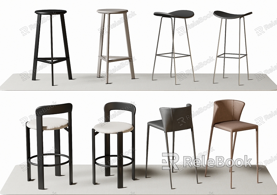 Modern Bar Chair Bar Stool High Stool model