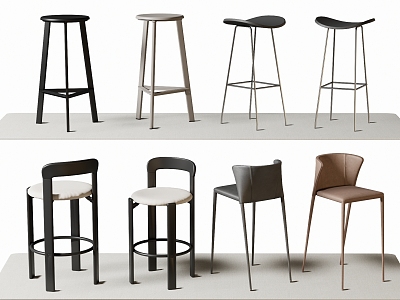 Modern Bar Chair Bar Stool High Stool model