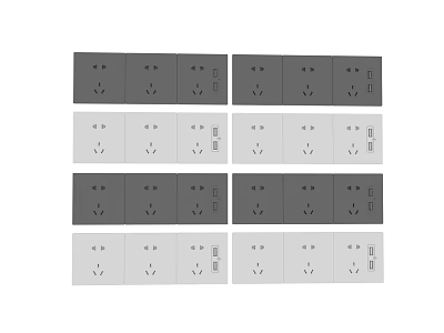 Hardware switch panel 3d model
