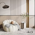Modern single sofa 3d model