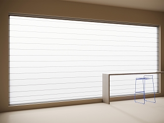 Modern Shangri-La blinds venetian blinds curtain 3d model