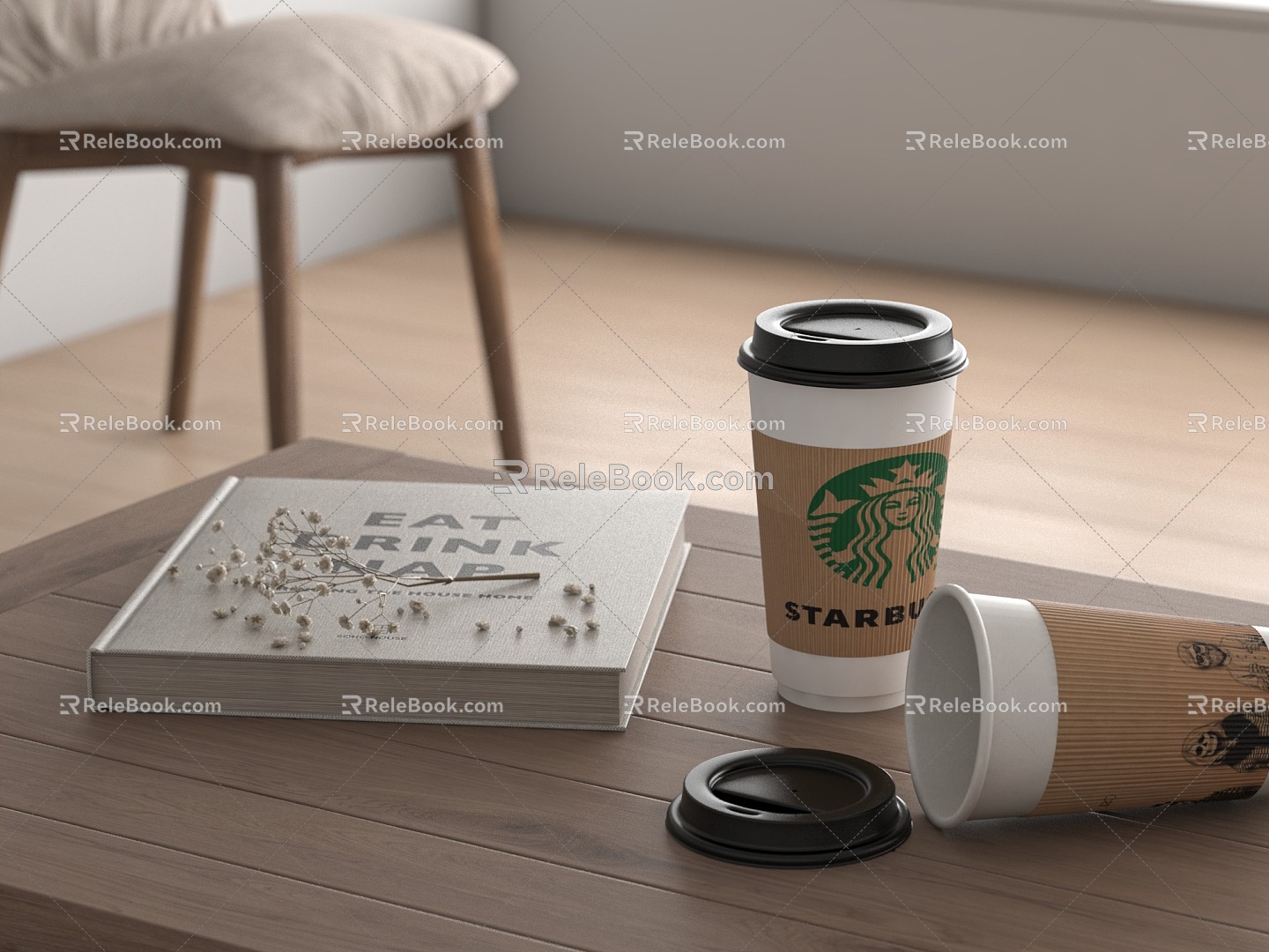 Modern Coffee Cup Coffee Starbucks Coffee 3d model