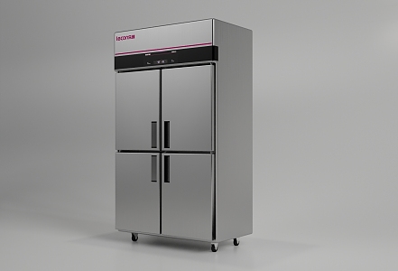 Modern refrigerator door 3d model