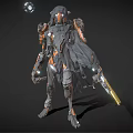Modern Robots 3d model