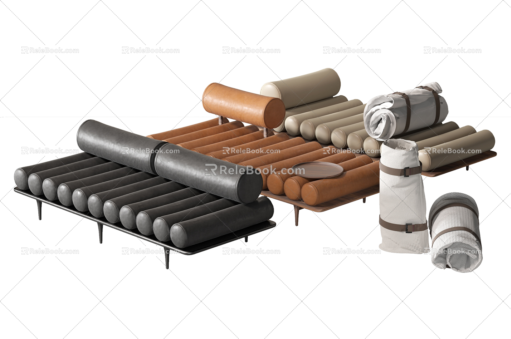 Modern Lounger Leather Lounger model