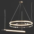Modern Chandelier Simple Chandelier Combination 3d model