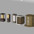 Various Stylish Outdoor Lights With Modern Designs And Different Shapes