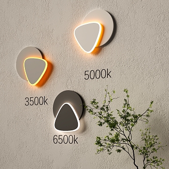 Modern wall lamp personalized wall lamp creative wall lamp 3d model