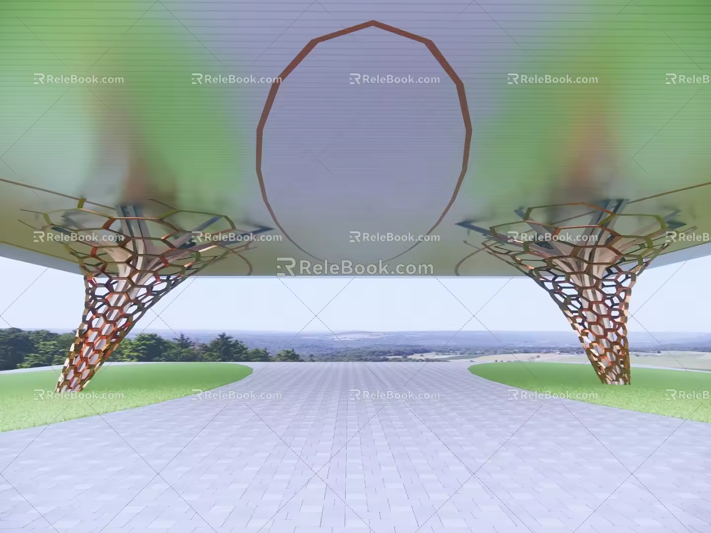 Component Column Parametric Special-shaped Column Grid Column 3d model