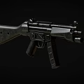 M5 submachine gun machine gun machine gun semi-automatic rifle assault rifle firearms low face number low model simple model game film and television level super realistic 3d model