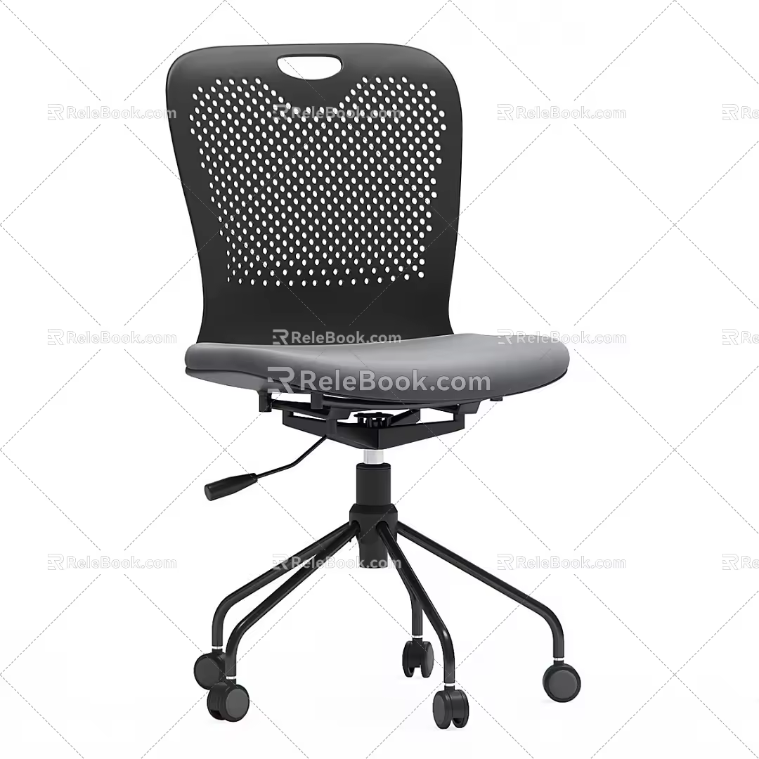 Modern Table and Chair Combination Cosmorelax Office Iscar Perforated hy 828c 3d model