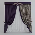 Curtains 3d model