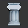 Columns Stone Columns Stone Columns Old Columns Roman Columns Roman Columns Classical Columns Greek Columns 3d model