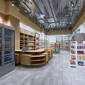 Tooling space Commercial space Supermarket 3d model