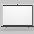 modern projection screen pull-type projection screen 3d model
