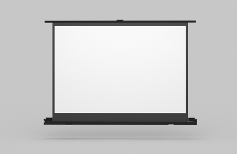 modern projection screen pull-type projection screen 3d model