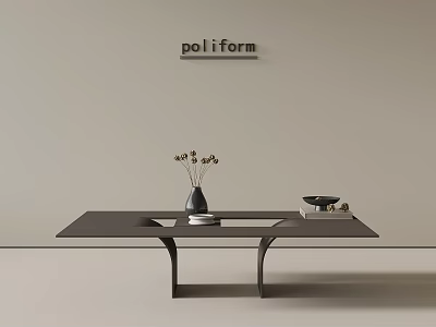 Modern Simple Coffee Table Square Coffee Table 3d model