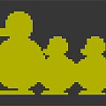 Cute Brick Built Penguin Figures With Large Gray And Small White Bodies And Orange Feet