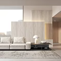 Modern Multiplayer Sofa Simple Multiplayer Sofa 3d model