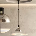 Modern Metallic Dome Shaped Pendant Light With Sleek Design For Contemporary Interior Spaces