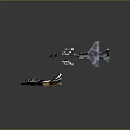 Modern Fighter Next Generation Aircraft 3d model