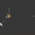 Various Industrial Mechanical Parts Including Cans Valves And Fittings On Gray Background