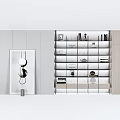 Modern Bookcase Bookshelf 3d model