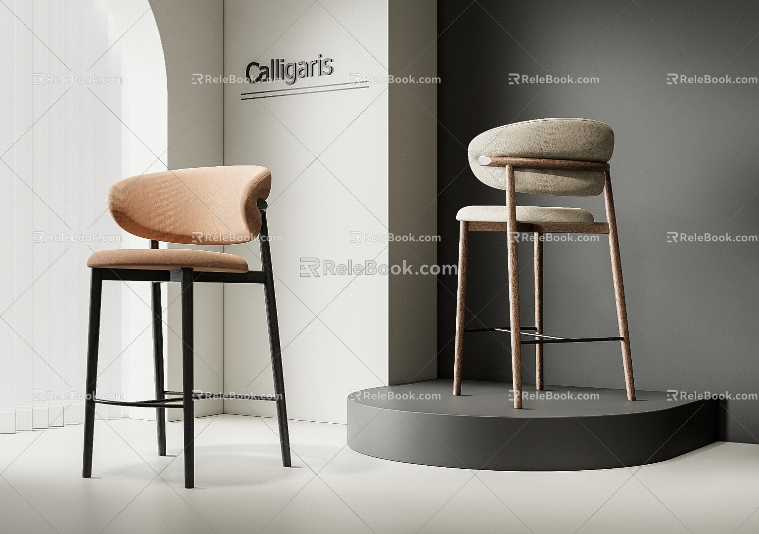 Bar Chair Bar Stool High Stool 3d model