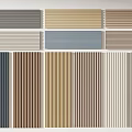 Modern wall panel 3d model