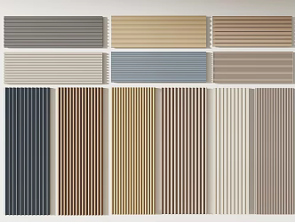 Modern wall panel 3d model