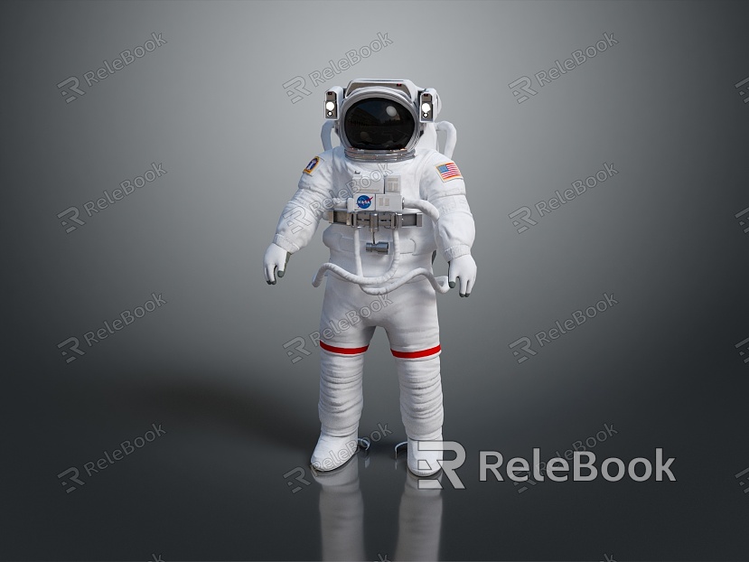 Modern Astronaut Spaceman Space Suit Space Suit model