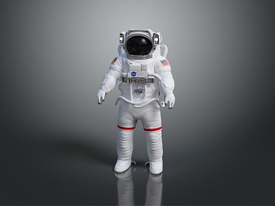 Modern Astronaut Spaceman Space Suit Space Suit 3d model