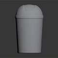 Modern trash can outdoor trash can public trash can sorting trash can 3d model