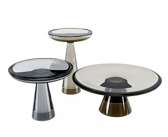 Modern corner table 3d model