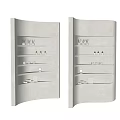 Arc display wall shelf 3d model