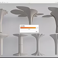 Modern decorative column Special-shaped column Modeling column 3d model