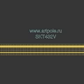 White Architectural Decorative Component With Vertical Slats Structure Design