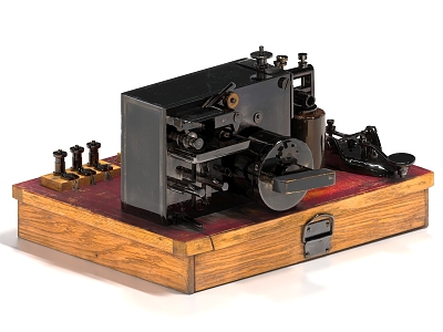 Morse code Morse telegraph industrial equipment transmitter 3d model