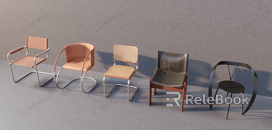 Modern single chair model