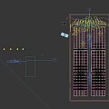 OADC Event Stage Design With Blue Lighting And Large Screen Display Setup