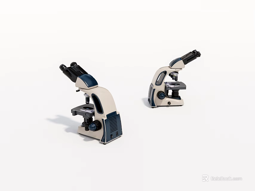 Binocular Microscopes With Ergonomic Design And Adjustable Mechanical Stage For Laboratory Industrial Equipment 3d model 