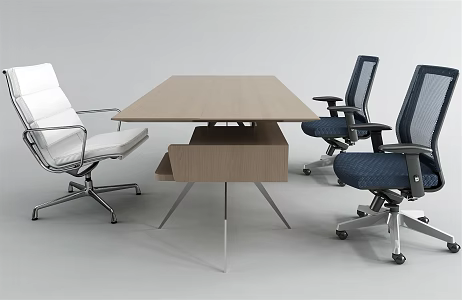 Modern office desk and chair office desk and chair combination 3d model