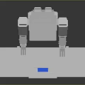 Robot Robot Assistant Small Robot Robot Butler 3d model