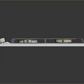 Four Burner Gas Stove With Metal Surface And Control Knobs Household Appliance