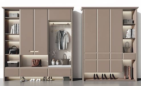 Modern Shoe Cabinet Entrance Cabinet Shoe Cabinet 3d model