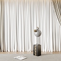 Modern Curtains 3d model